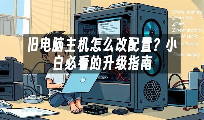 旧电脑主机怎么改配置？小白必看的升级指南