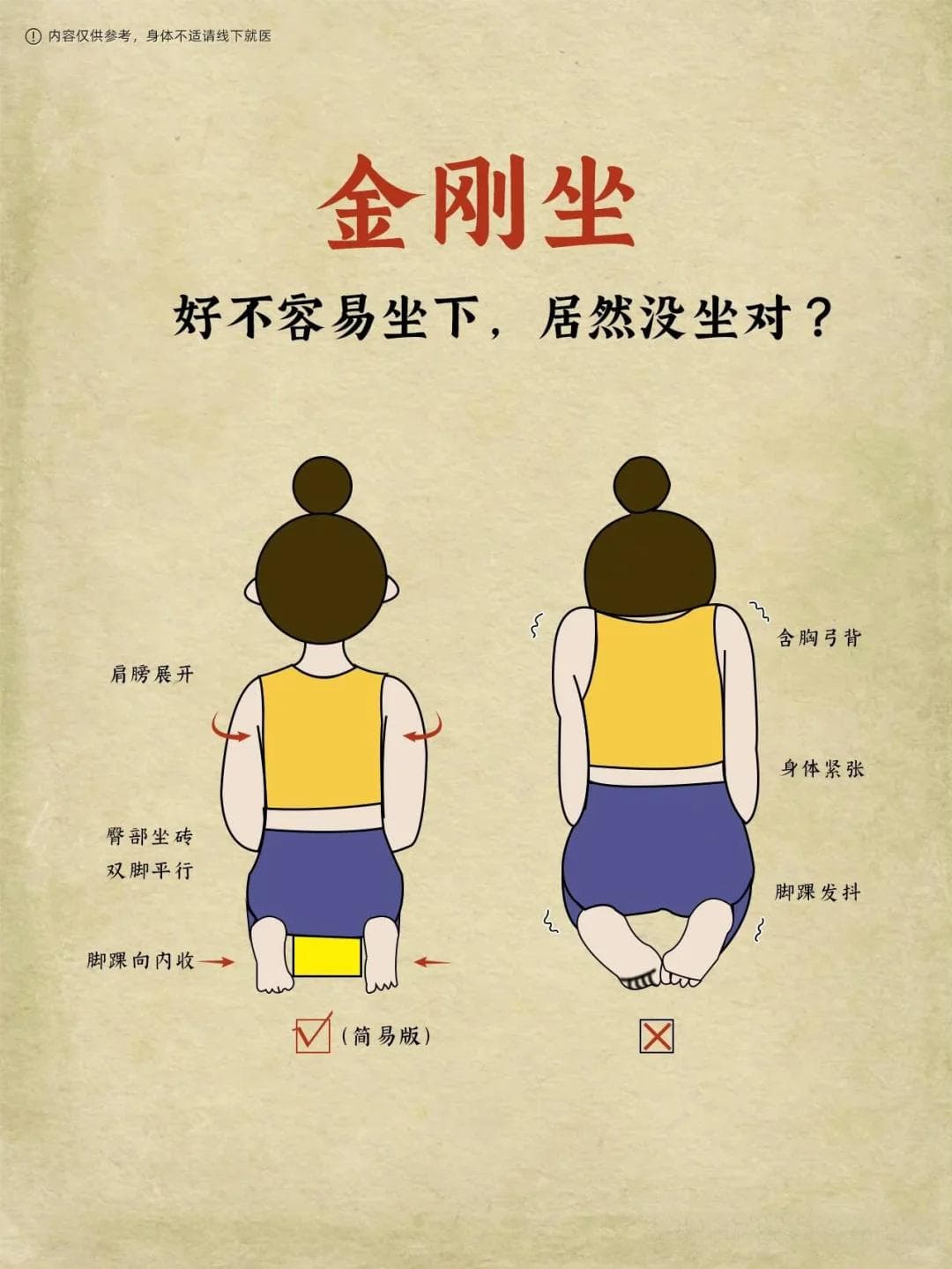 金刚坐、金刚趴、金刚卧：全面养生的三大金刚动作