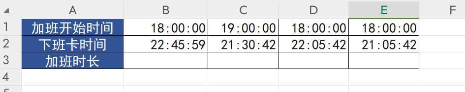 Excel加班时长计算全解：精准统计每一分钟