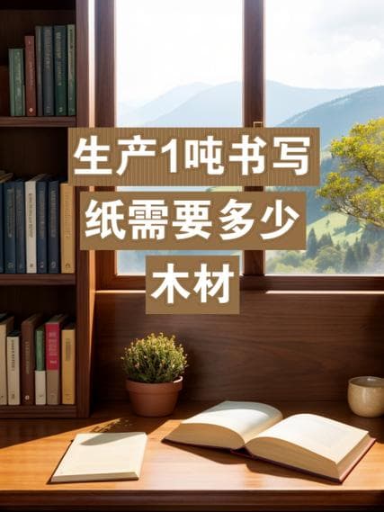 生产一吨纸要多少棵树？揭秘纸张背后的森林消耗!