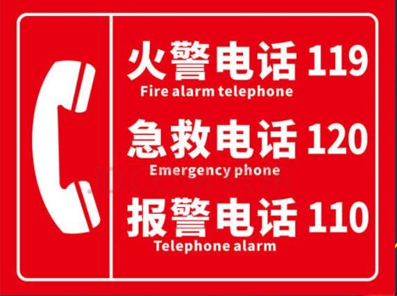 常用应急紧急电话及拨打方法