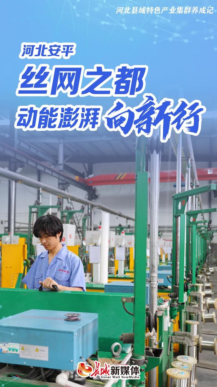 河北安平：“丝网之都”动能澎湃向“新”行