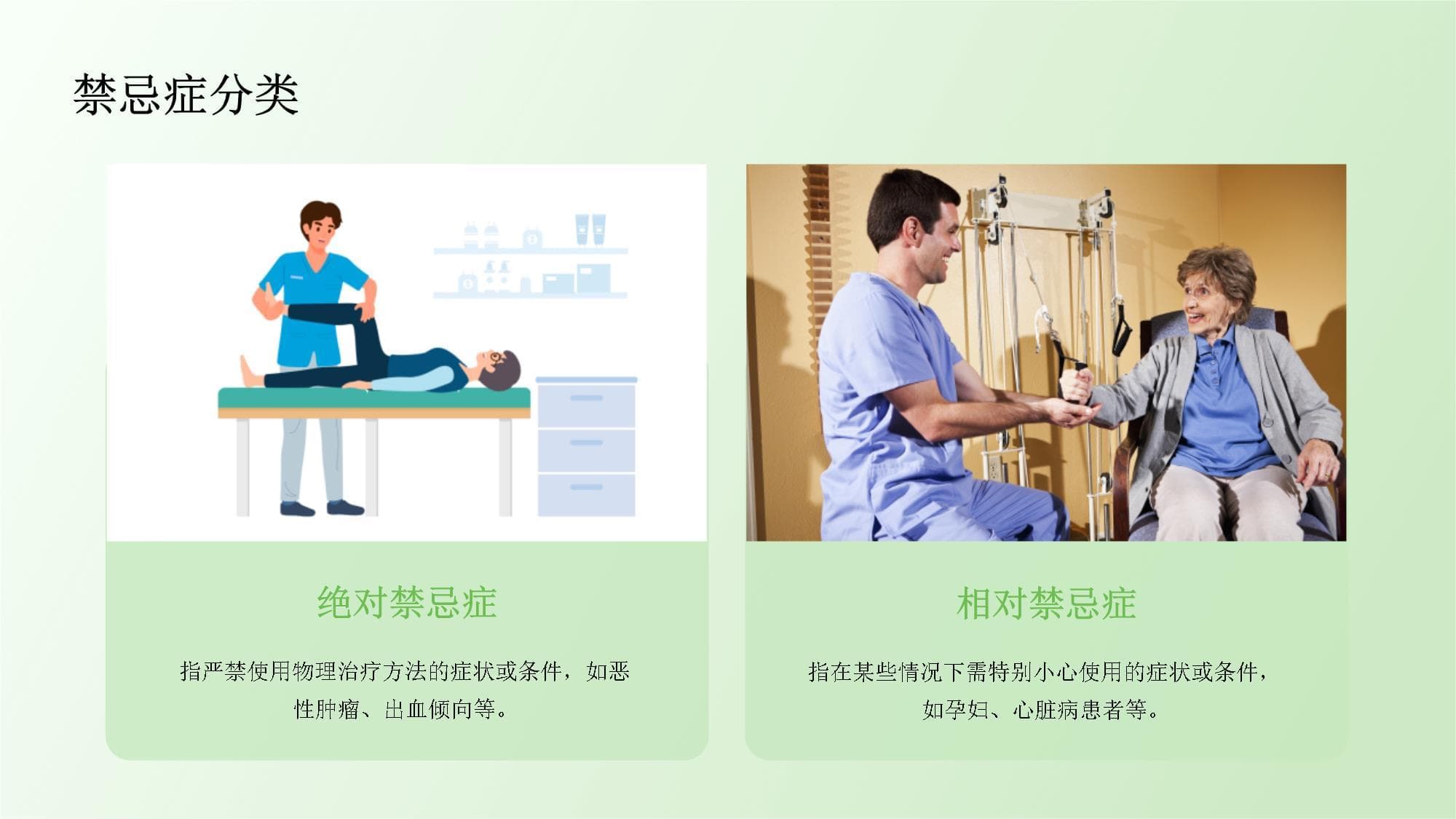 物理治疗的禁忌症