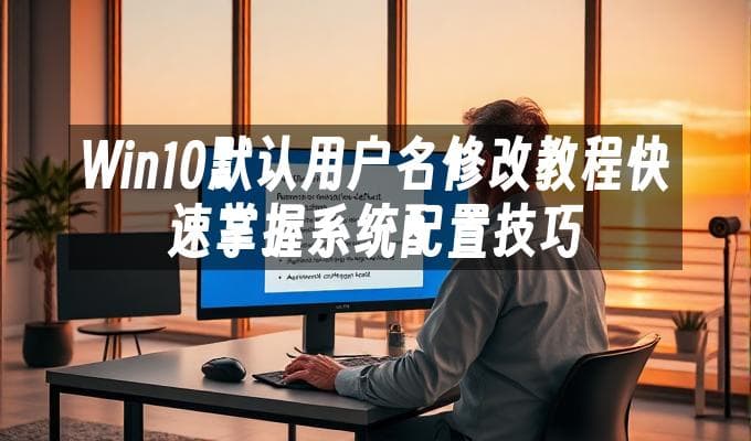 Win10默认用户名修改教程快速掌握系统配置技巧
