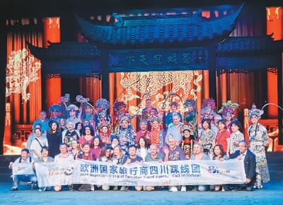 “在中国旅游，体验很不错”