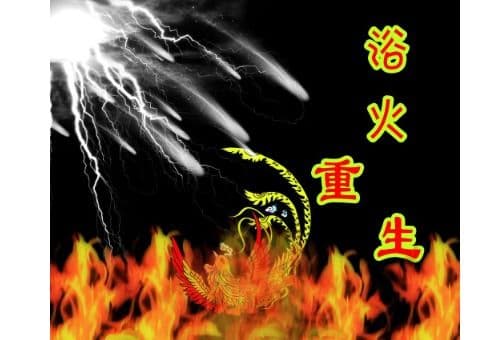 凤凰座深空天体，神话中象征重生与火鸟。