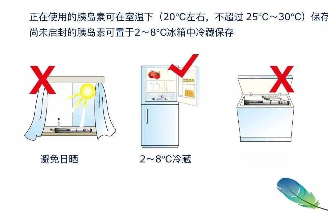 你知道胰岛素的正确保存方法吗？