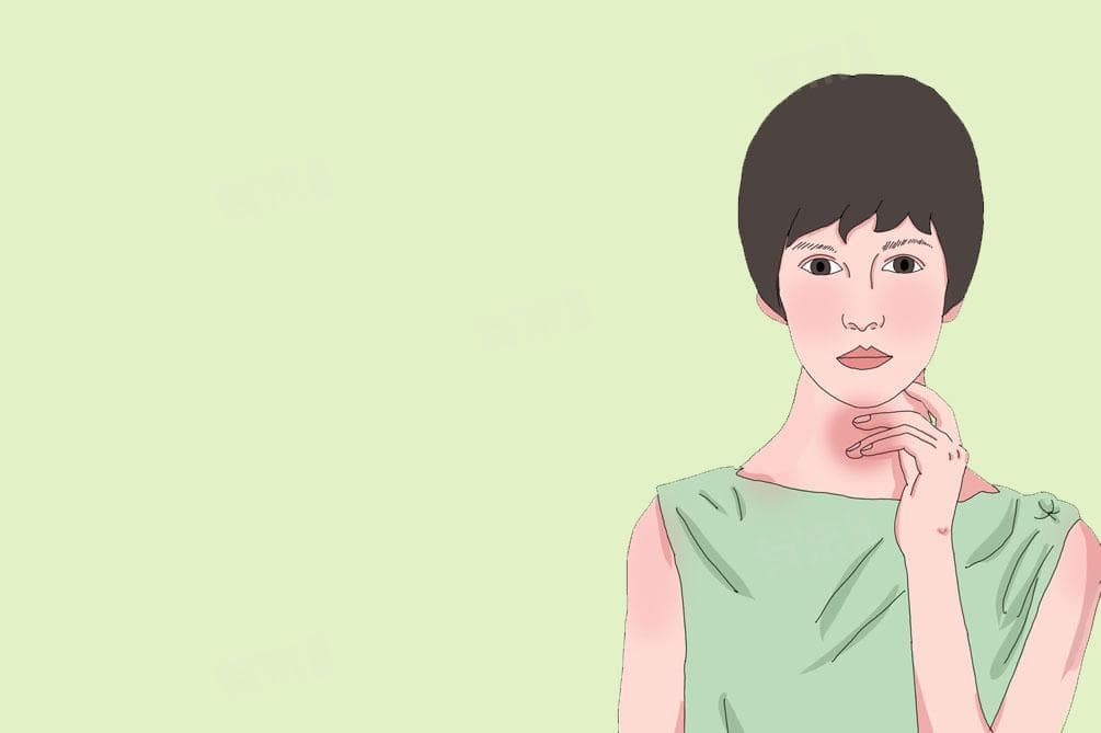女士甲状腺疾病的自我判断