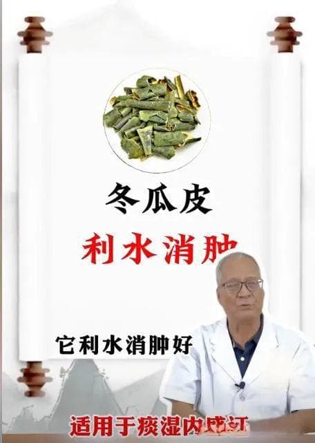 冬瓜皮：利水消肿的中药良方