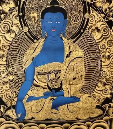 药师佛的法器：药师珠、诃梨勒与灯塔
