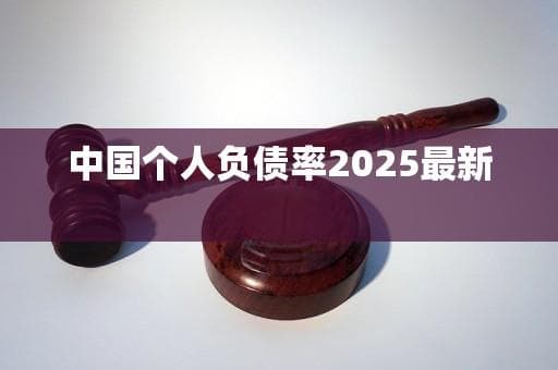 中国个人负债率2025最新消息
