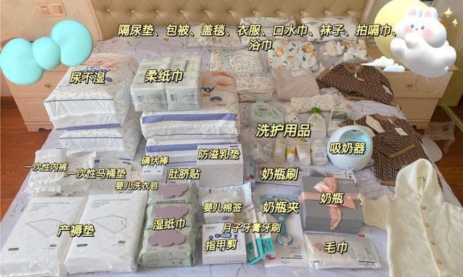 产妇待产包必备清单表，帮你准备得更周到