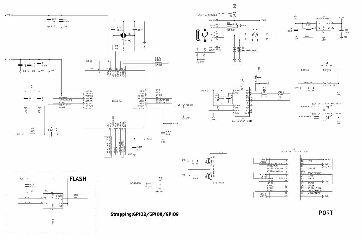 ESP32-C3芯片技术详解：特性、接口与使用指南