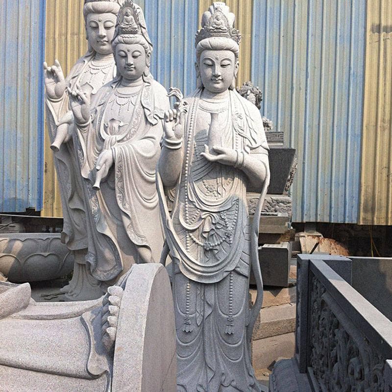 石雕观音像：四大工艺塑造艺术之美