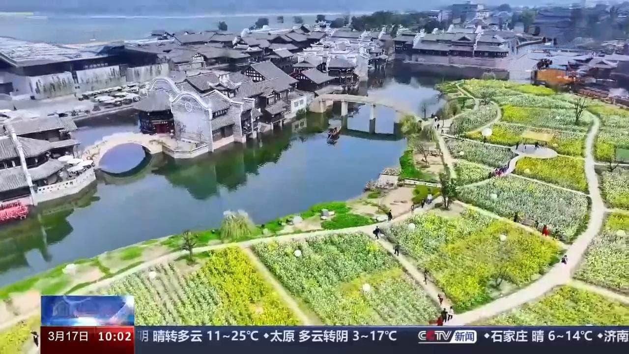 春天里的中国丨多彩花海增春色 生机盎然引客来