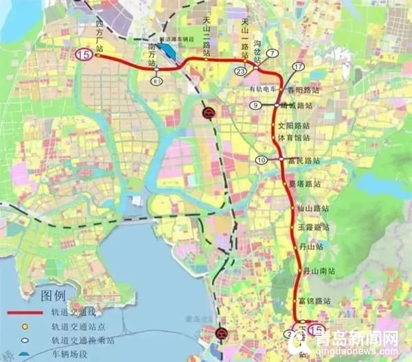 青岛地铁18号线规划曝光：将解决城市交通三大痛点