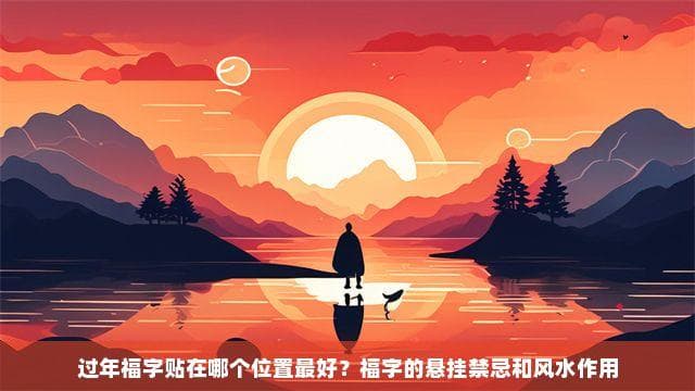 过年福字贴在哪个位置最好？福字的悬挂禁忌和风水作用