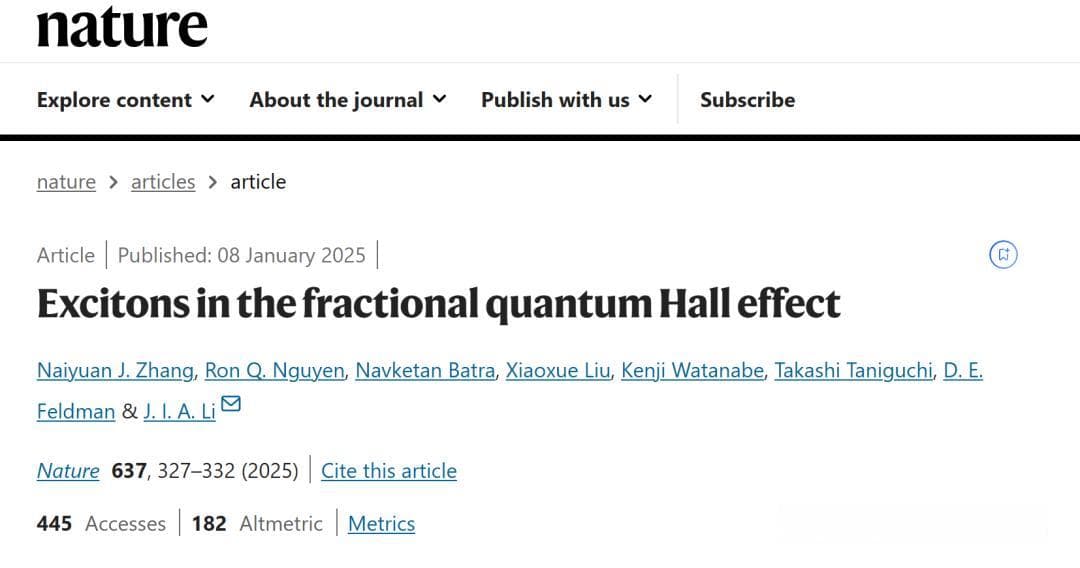 物理学家发现新型量子粒子！表现介于玻色子费米子之间 | Nature