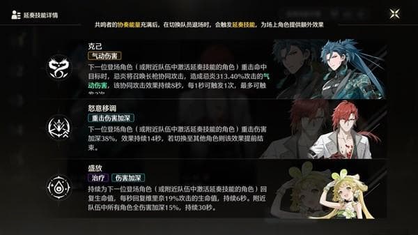 《鸣潮》阵容搭配逻辑详解