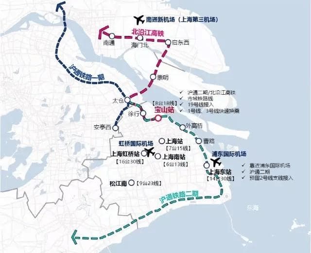 上海宝山站今年3月正式开工