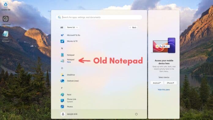 教你怎么在 Windows 11 系统中恢复经典版记事本