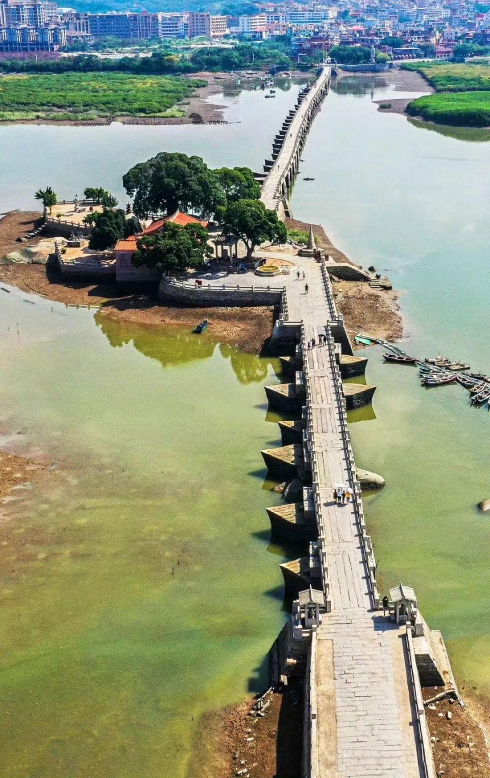 中国早期的跨海大桥长啥样？建筑的艺术，洛阳桥和戊己桥