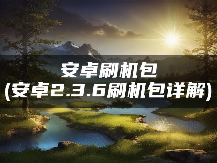 安卓刷机包详解：从入门到精通