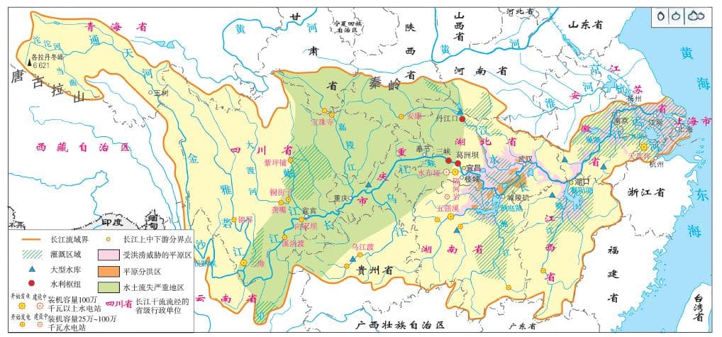 长江地理全览：从源头到入海口的自然奇观