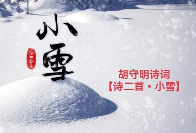 胡守明诗词 |【诗二首•小雪】