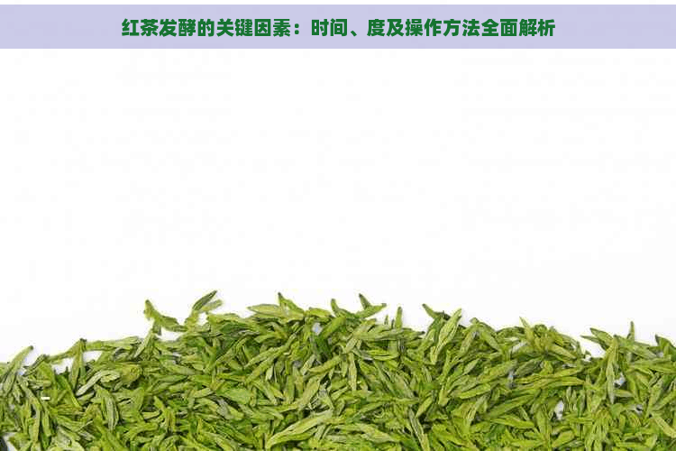红茶发酵的关键因素：时间、度及操作方法全面解析