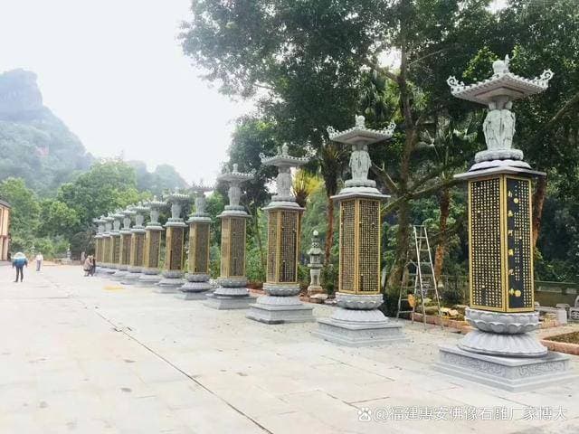 寺庙石雕经幢的祈福功能：信徒心灵的寄托（多图欣赏）