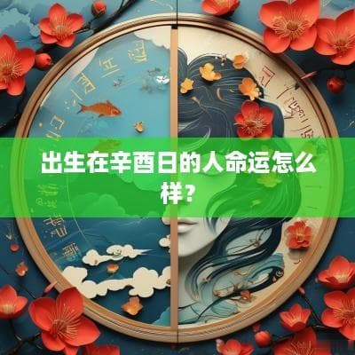 出生在辛酉日的人命运怎么样？