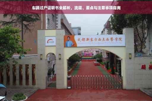 车辆过户证明书全解析，流程、要点与注意事项指南