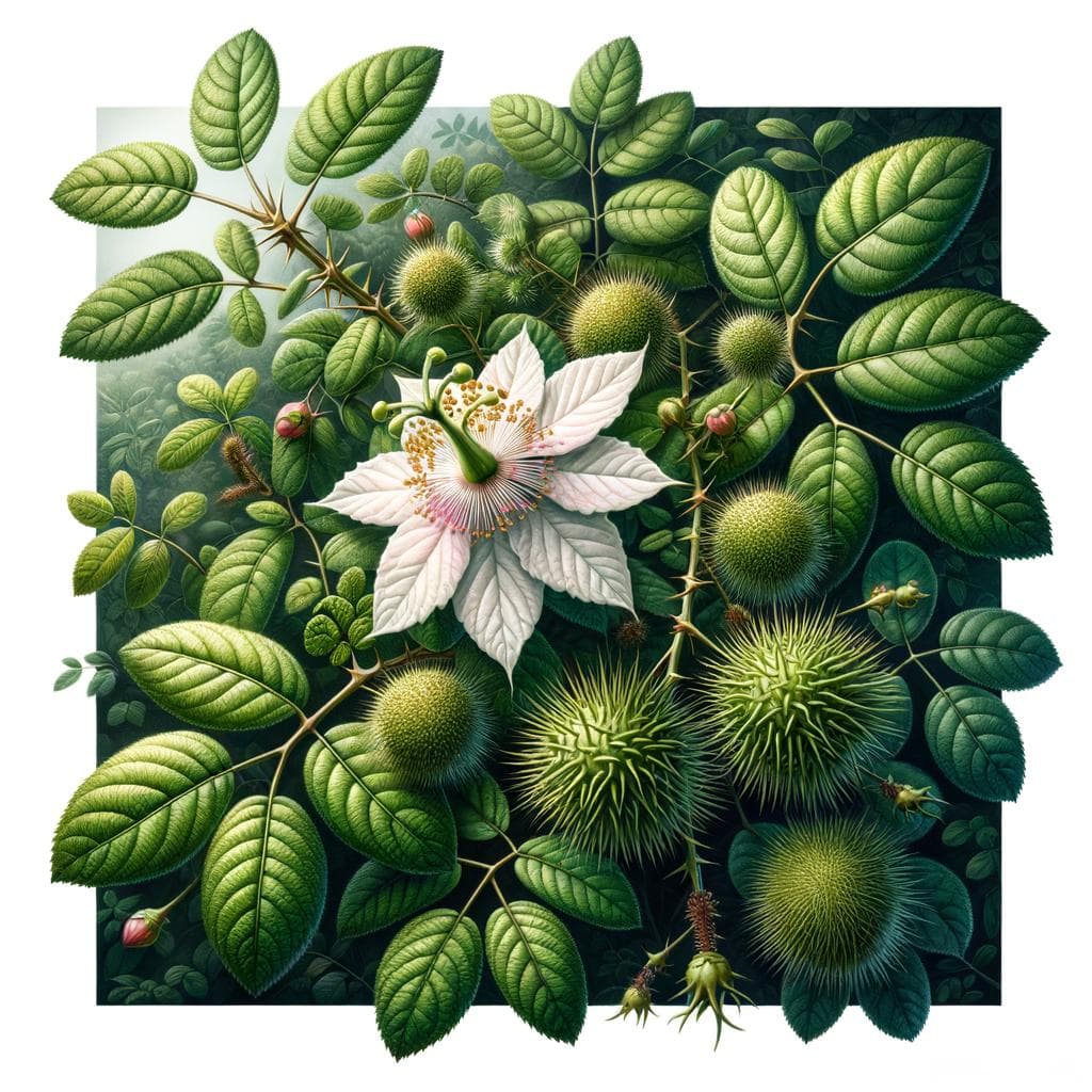 刺梨（Rosa roxburghii）：云贵高原的瑰宝植物