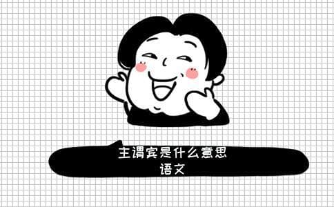 主谓宾是什么意思语文