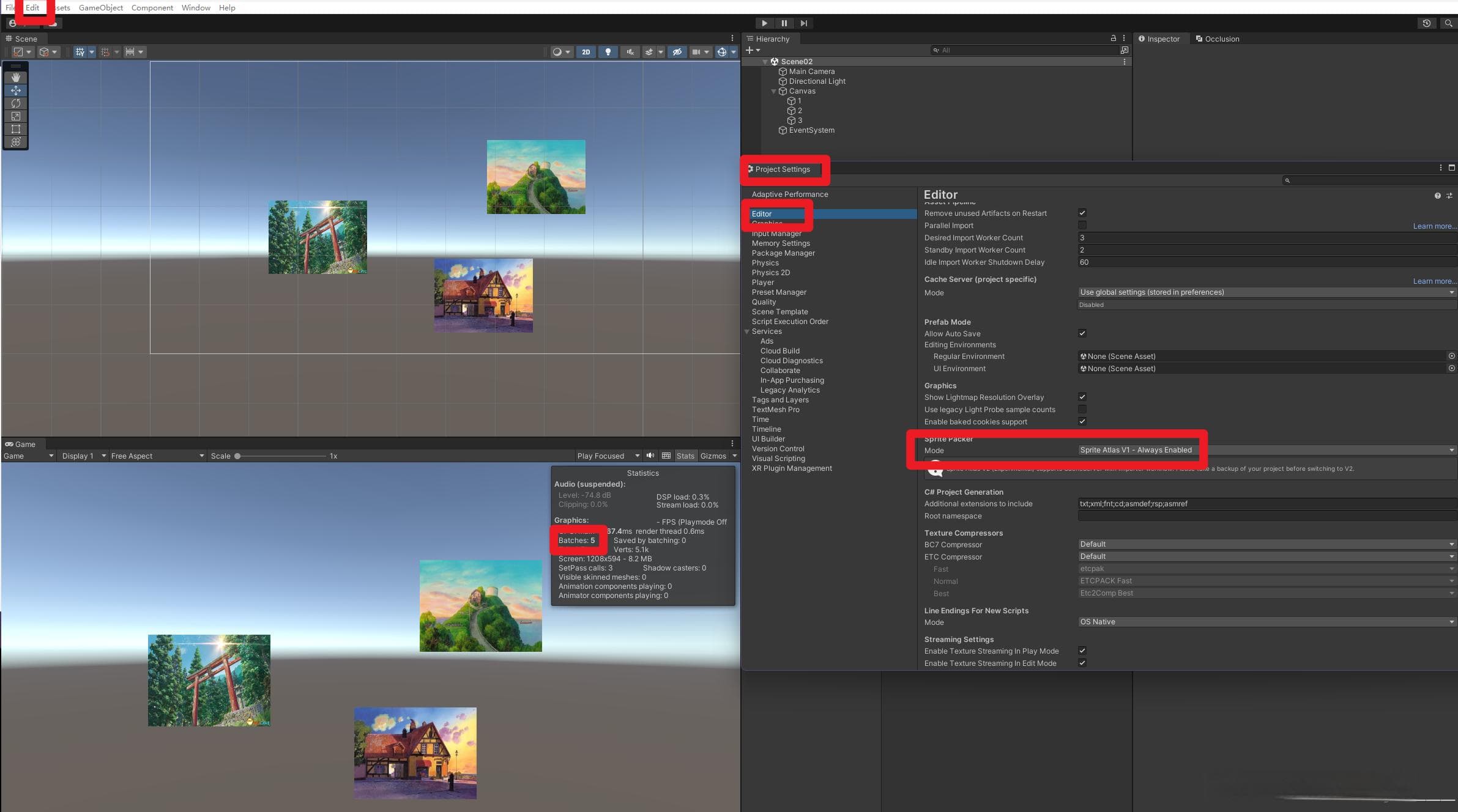 Unity引擎中Draw Call优化详解