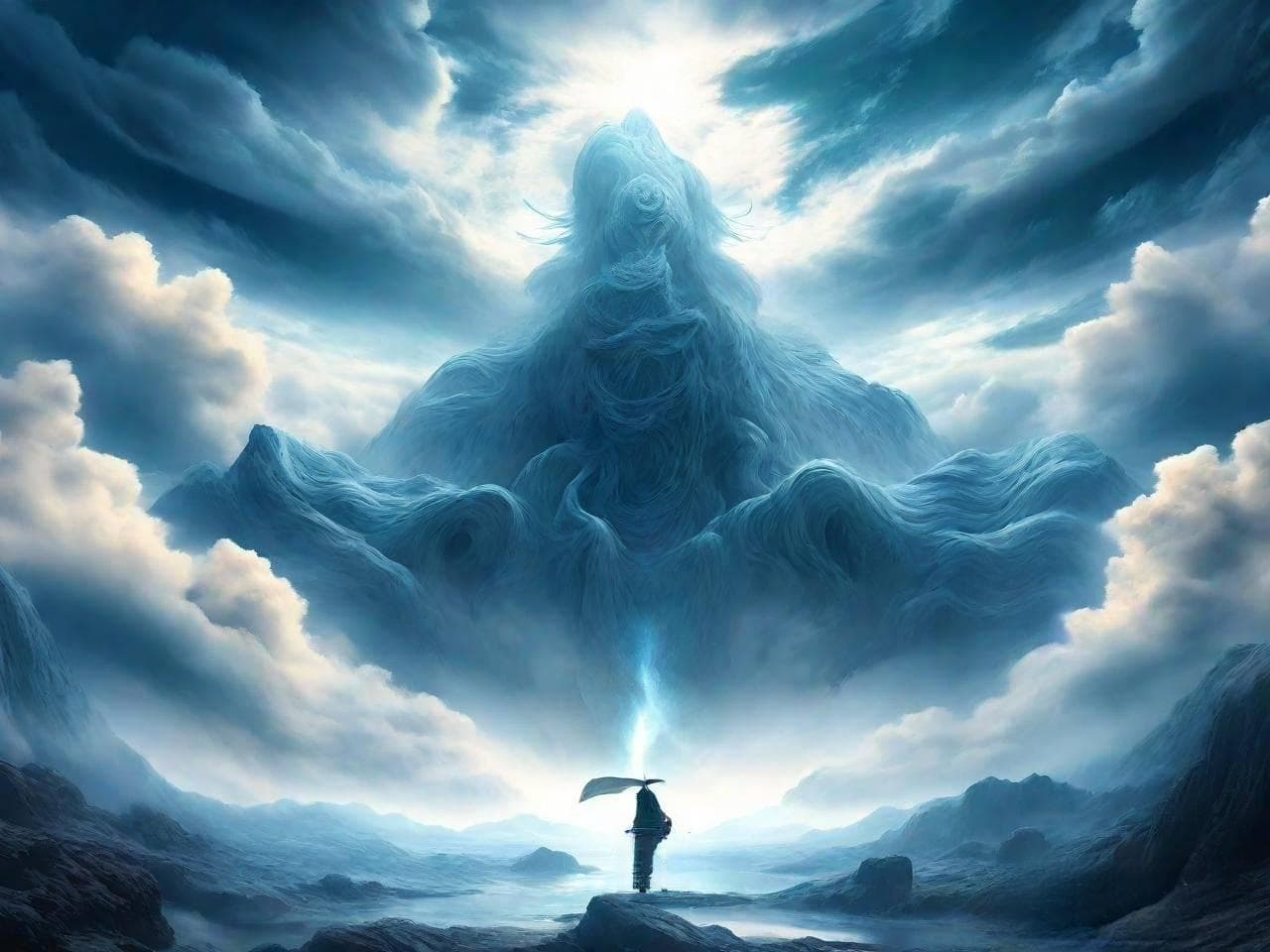 古典神话：共工触天——水火之战的史诗悲歌与宇宙秩序的微妙平衡