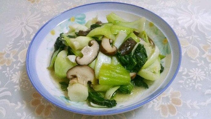 香菇炒青菜