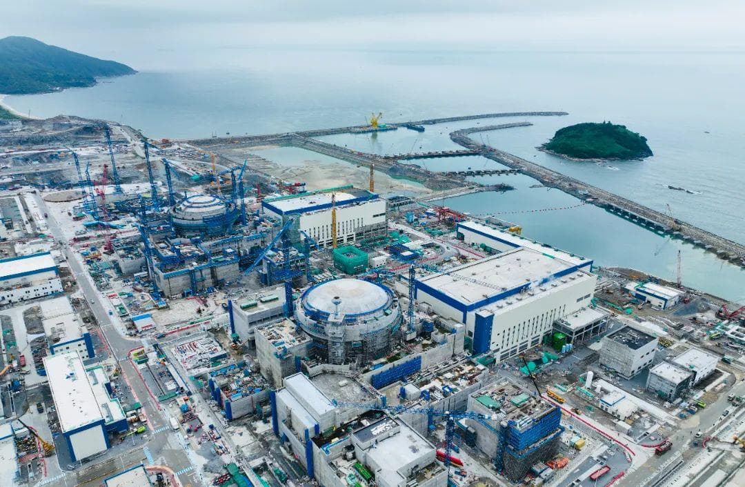 中广核太平岭核电站1号机组热试完成，预计明年投产发电