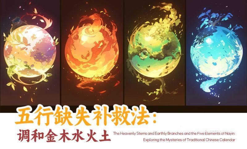 五行缺失补救法：调和金木水火土