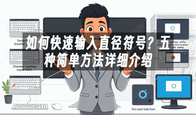 如何快速输入直径符号？五种简单方法详细介绍