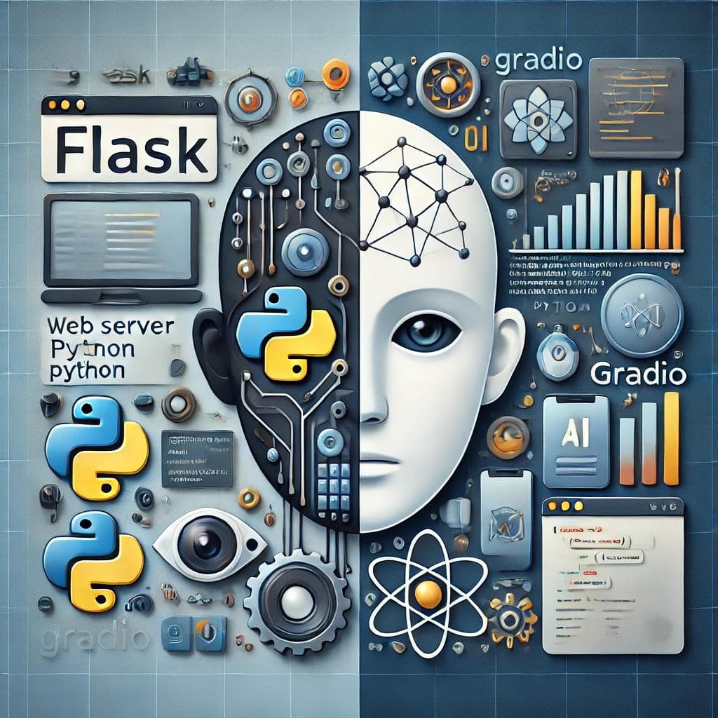 Flask vs Gradio：轻量级Web框架与AI交互神器的完美对比！
