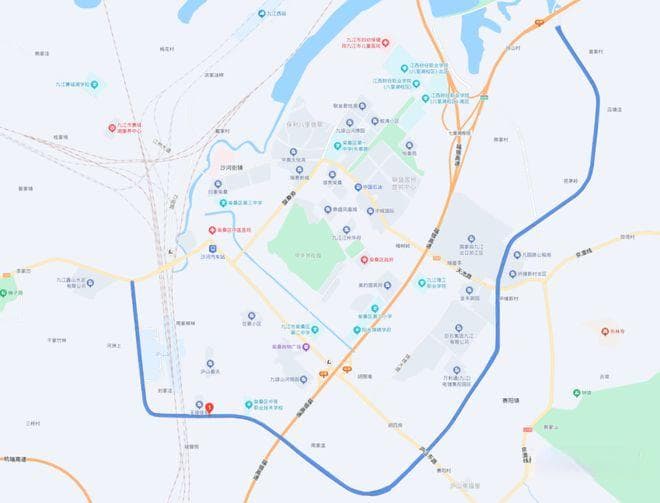 九江主城区→庐山高铁站，只需15分钟！