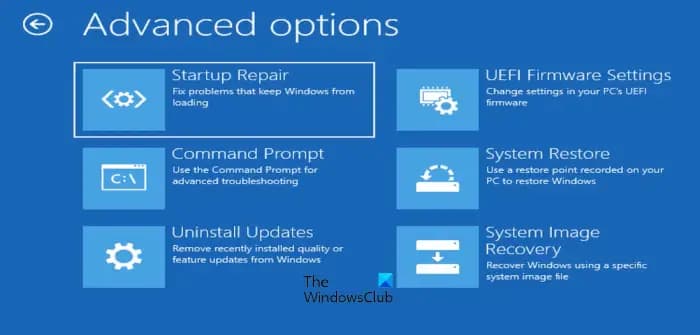 修复Windows 11/10中Windows更新后的黑屏