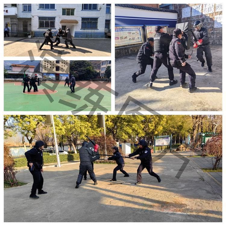 丽江警方开展新年第一轮“红蓝对抗”实战训练 提升一线警力实战效能