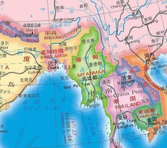缅甸如何得到南方的狭长领土？
