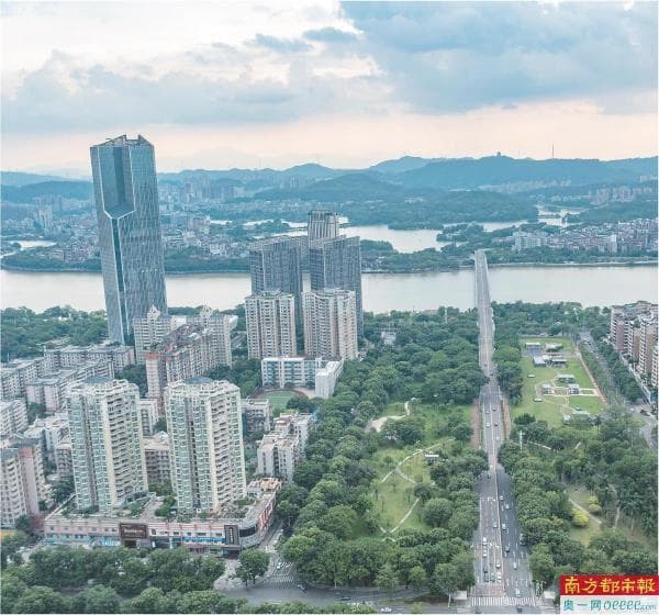 祖庙旧貌换新颜 东江桥飞架南北 鸿福路活力无限