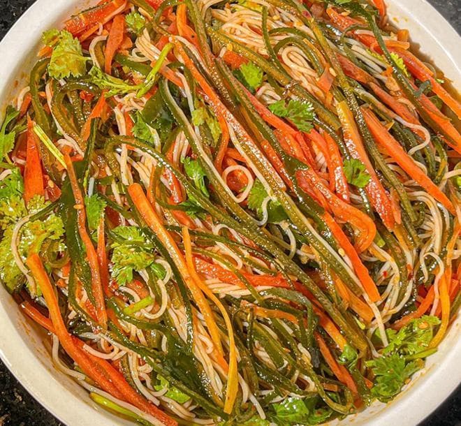 超简单5分钟凉拌三丝，味道竟比肉还香！
