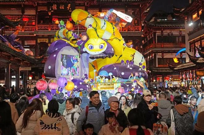 千万游客见证！各族同胞共绘“家在上海”新春图景