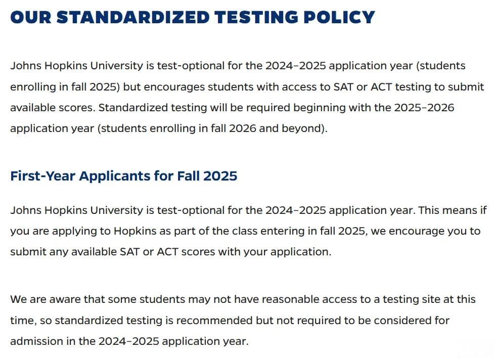 2025美国大学标化政策最新汇总！这些Top院校已明确要求提交SAT/ACT